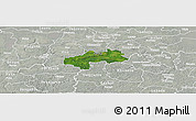 Satellite Panoramic Map of Kambja, lighten, semi-desaturated