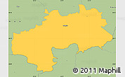 Savanna Style Simple Map of Kambja