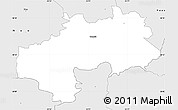 Silver Style Simple Map of Kambja