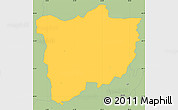 Savanna Style Simple Map of Konguta