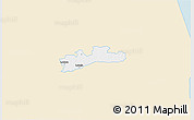 Classic Style 3D Map of Luunja, single color outside