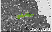 Satellite 3D Map of Luunja, desaturated