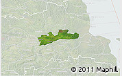 Satellite 3D Map of Luunja, lighten