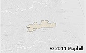 Shaded Relief 3D Map of Luunja, lighten, desaturated