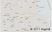 Shaded Relief 3D Map of Luunja, semi-desaturated