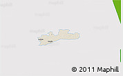 Shaded Relief 3D Map of Luunja, single color outside
