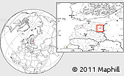 Blank Location Map of Luunja, within the entire country