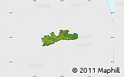 Satellite Map of Luunja, single color outside