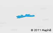 Political Panoramic Map of Luunja, cropped outside