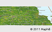 Satellite Panoramic Map of Luunja