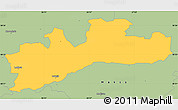 Savanna Style Simple Map of Luunja