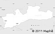 Silver Style Simple Map of Luunja
