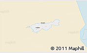 Classic Style 3D Map of Mäksa, single color outside