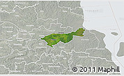 Satellite 3D Map of Mäksa, lighten, semi-desaturated