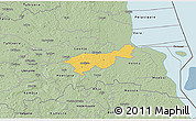 Savanna Style 3D Map of Mäksa