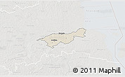 Shaded Relief 3D Map of Mäksa, lighten, semi-desaturated