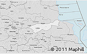 Silver Style 3D Map of Mäksa