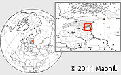 Blank Location Map of Mäksa, highlighted country, highlighted parent region