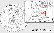 Blank Location Map of Mäksa, highlighted parent region, within the entire country