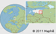 Savanna Style Location Map of Mäksa, highlighted country