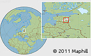 Savanna Style Location Map of Mäksa, highlighted parent region