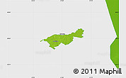 Physical Map of Mäksa, single color outside