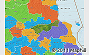 Satellite Map of Mäksa, political outside