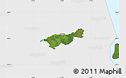 Satellite Map of Mäksa, single color outside