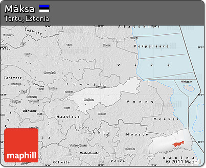 Silver Style Map of Mäksa