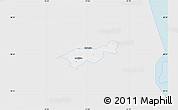 Silver Style Map of Mäksa, single color outside