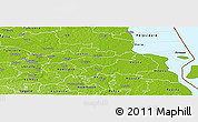 Physical Panoramic Map of Mäksa