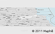 Silver Style Panoramic Map of Mäksa