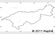 Blank Simple Map of Mäksa, cropped outside, no labels