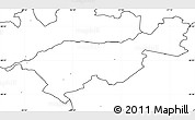 Blank Simple Map of Mäksa, no labels