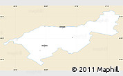 Classic Style Simple Map of Mäksa, single color outside