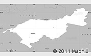 Gray Simple Map of Mäksa