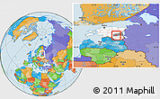 Political Location Map of Noo, highlighted country, highlighted parent region