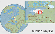 Savanna Style Location Map of Noo, highlighted country, highlighted parent region, hill shading