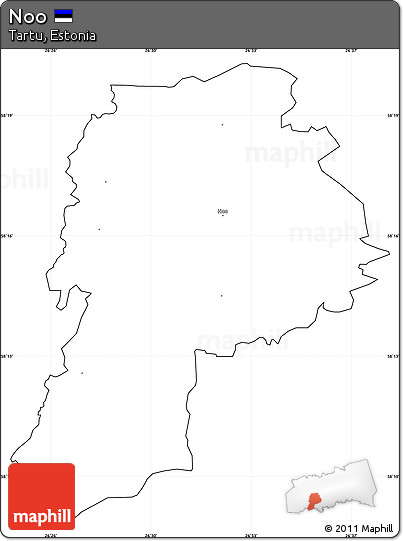 Blank Simple Map of Noo, cropped outside