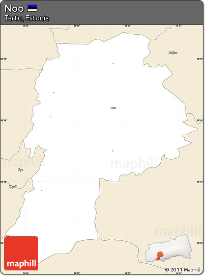 Classic Style Simple Map of Noo