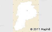 Classic Style Simple Map of Noo, single color outside