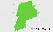 Political Simple Map of Noo, single color outside
