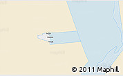 Classic Style 3D Map of Peipsiääre, single color outside
