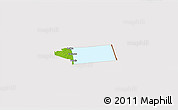 Physical 3D Map of Peipsiääre, cropped outside