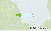 Physical 3D Map of Peipsiääre, lighten