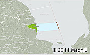 Physical 3D Map of Peipsiääre, lighten, semi-desaturated