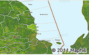 Physical 3D Map of Peipsiääre, satellite outside