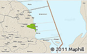 Physical 3D Map of Peipsiääre, shaded relief outside