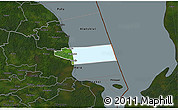 Satellite 3D Map of Peipsiääre, darken