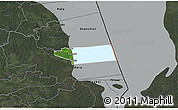Satellite 3D Map of Peipsiääre, darken, semi-desaturated